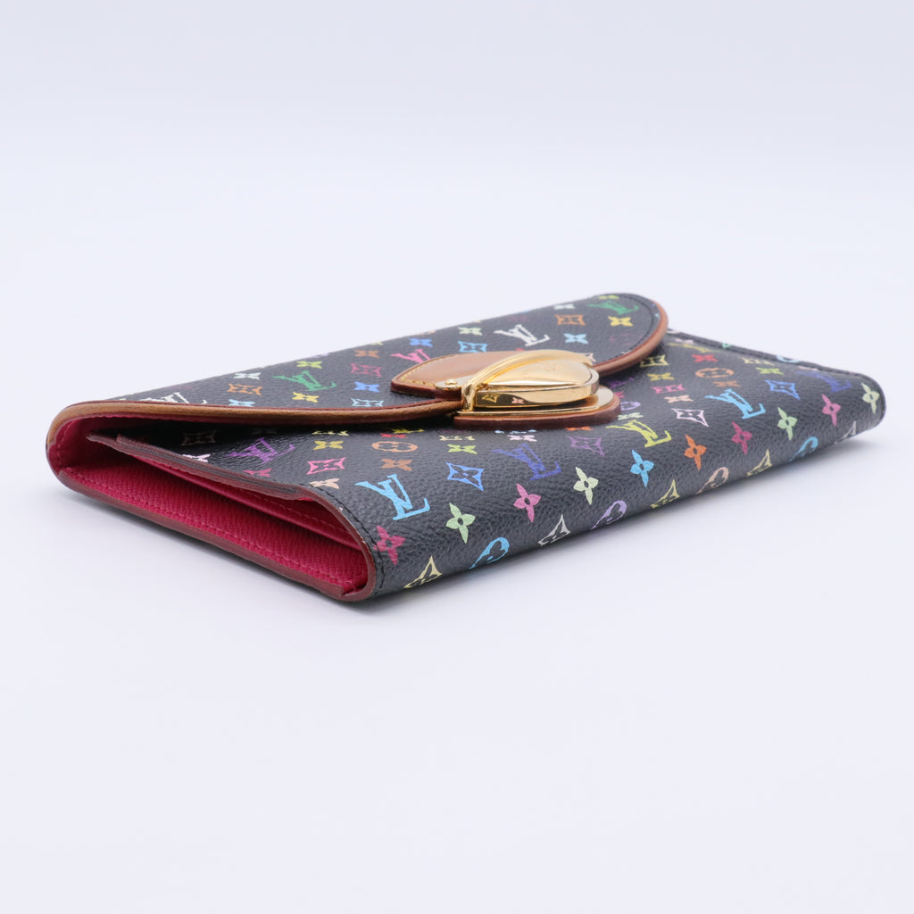 Black Monogram Multicolore Eugenie Wallet for Gisel