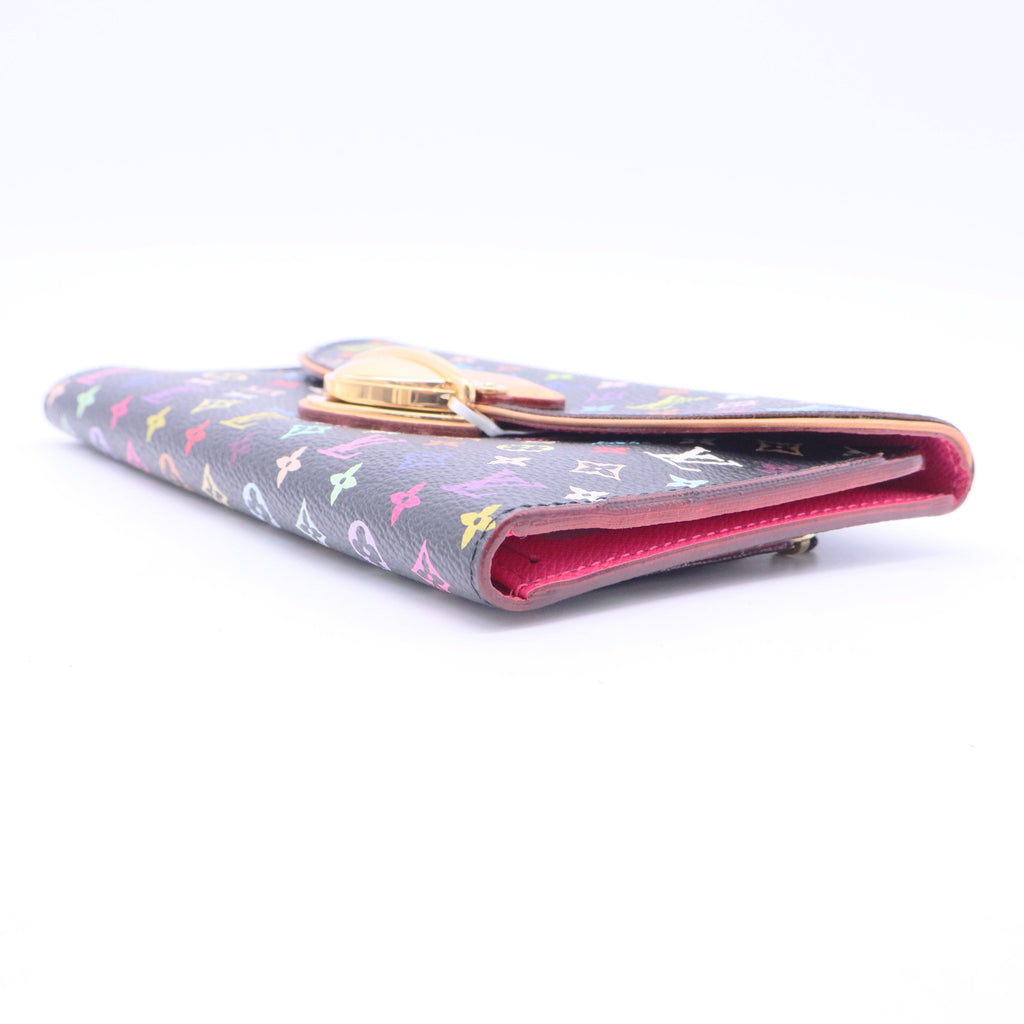 Monogram Multicolor Sarah Wallet Black Grenade twins LDJ2571