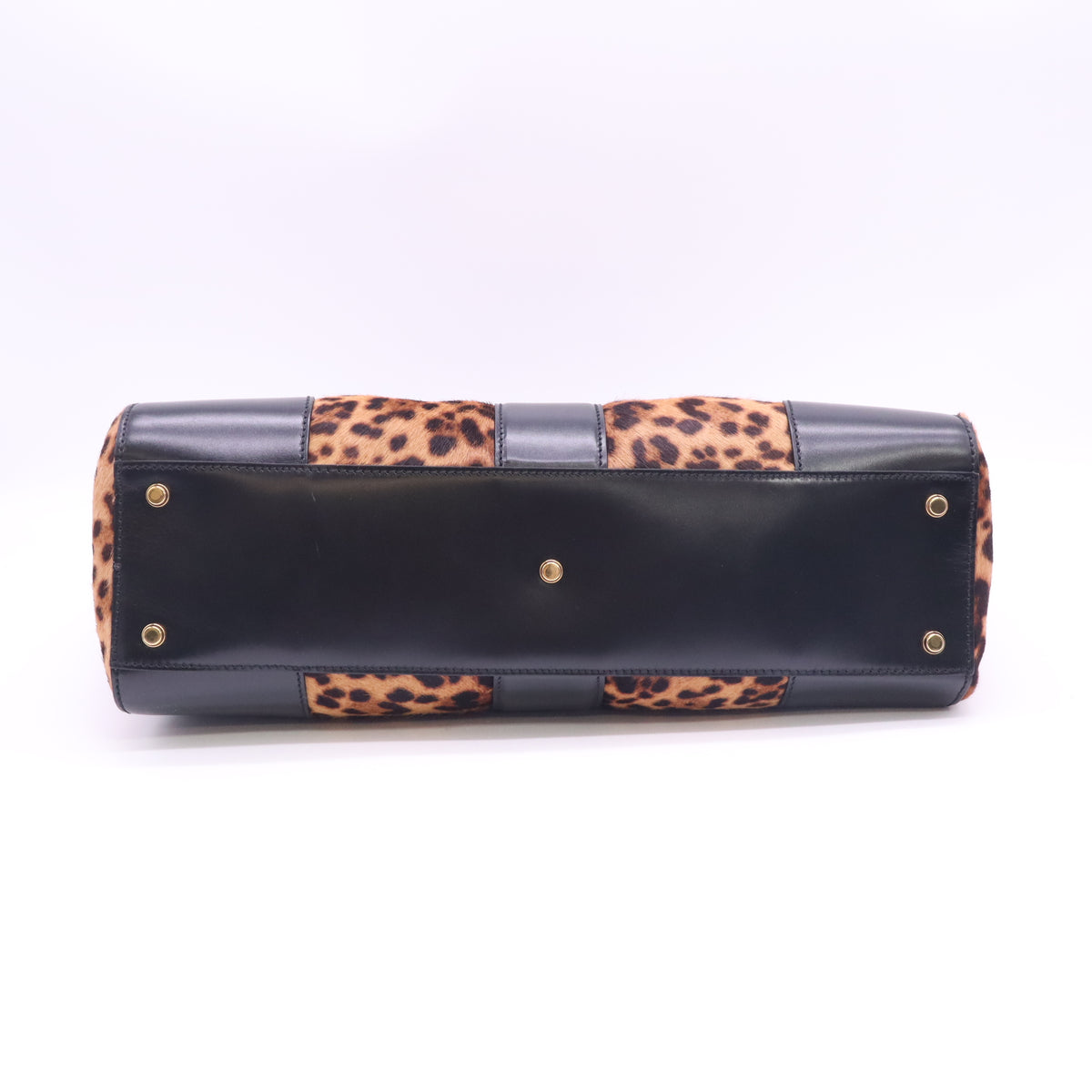 Gucci Lady Buckle Leopard Print Tote B24688