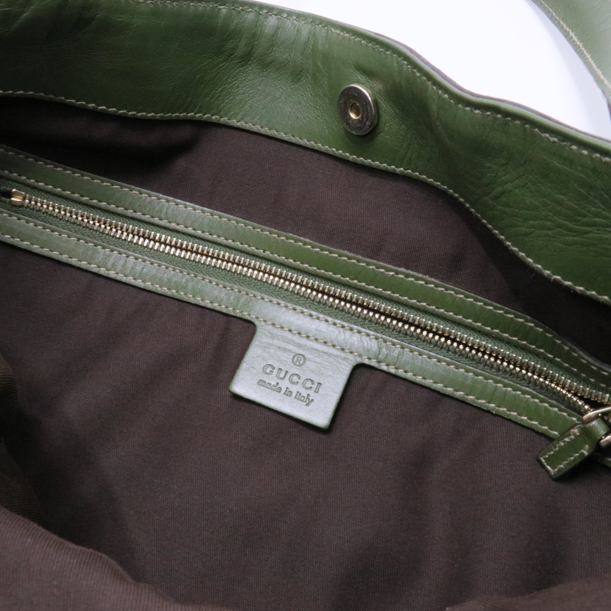 Borsa tote Gucci Flora Pelham bianca Bianco Verde