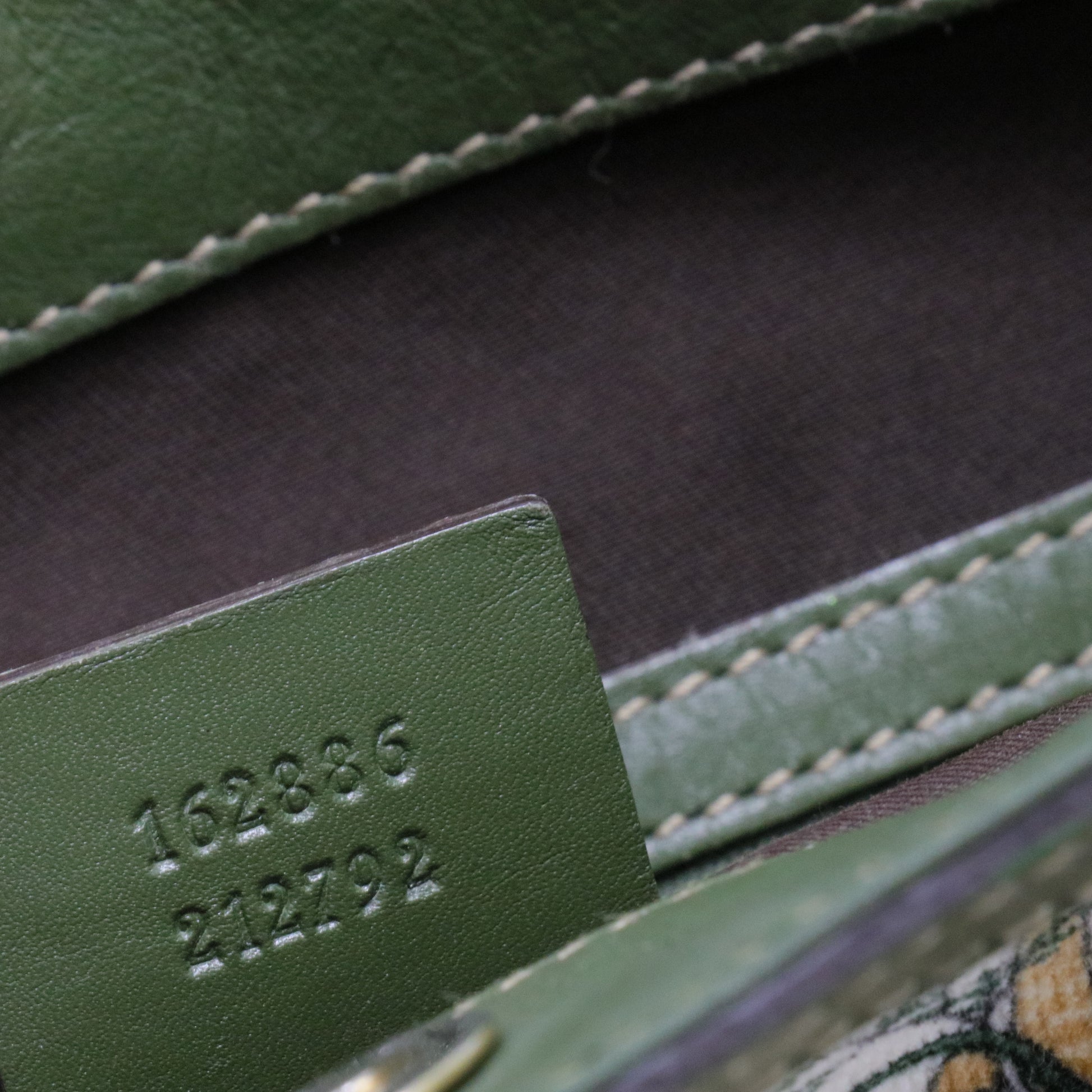 Borsa tote Gucci Flora Pelham bianca Bianco Verde