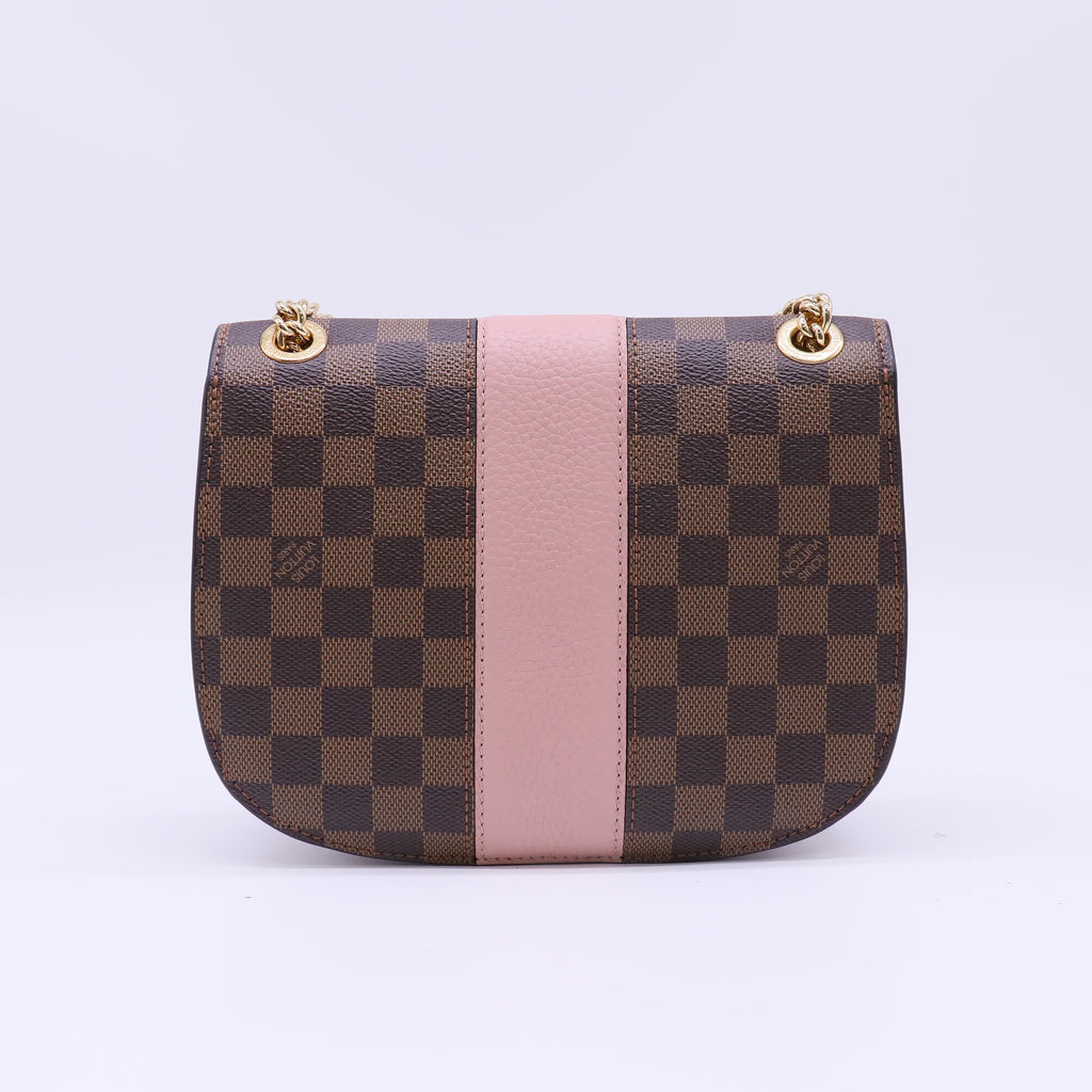 Damier Ebene Cuir Taurillon Wight Black B22539