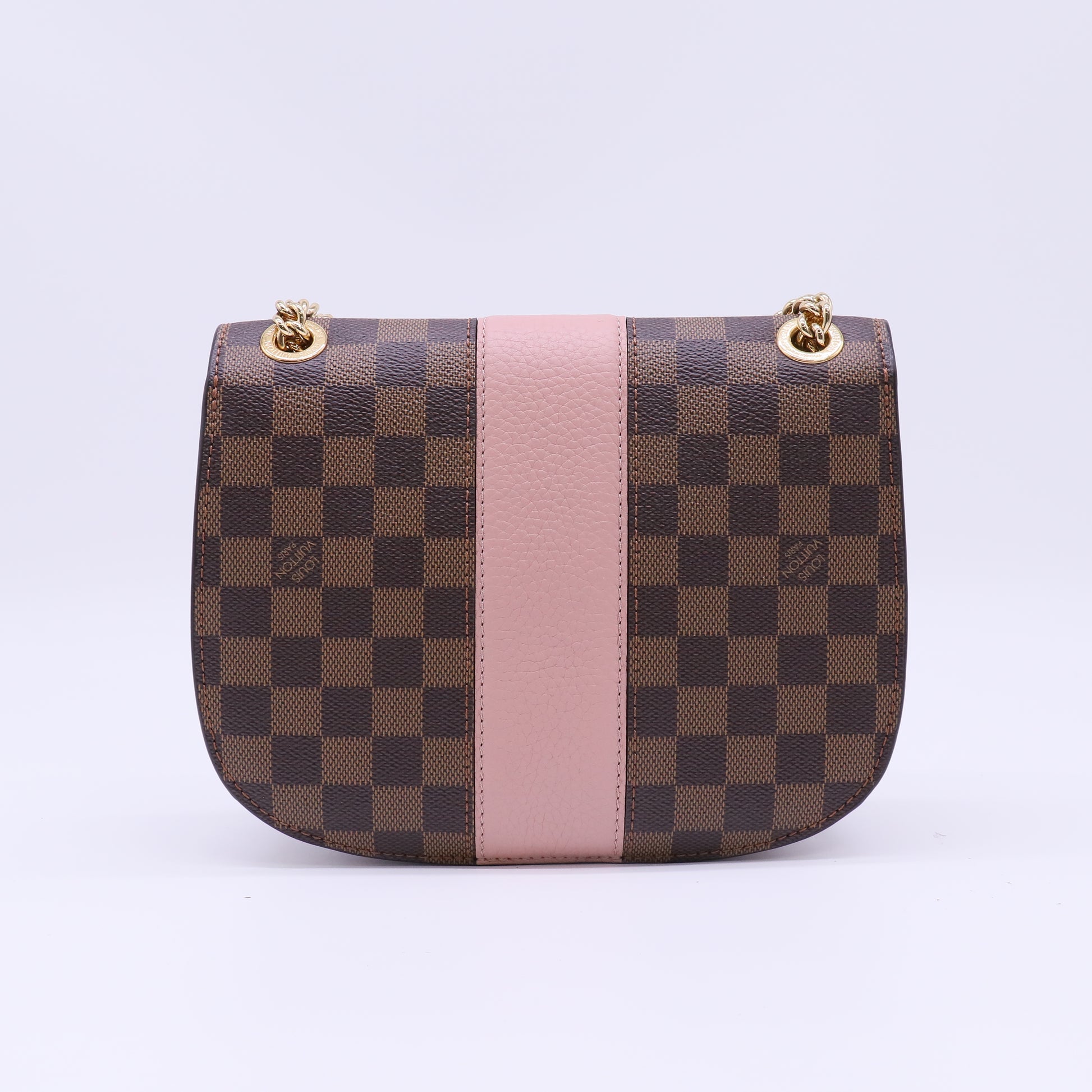 Damier Ebene Cuir Taurillon Wight Black B22539