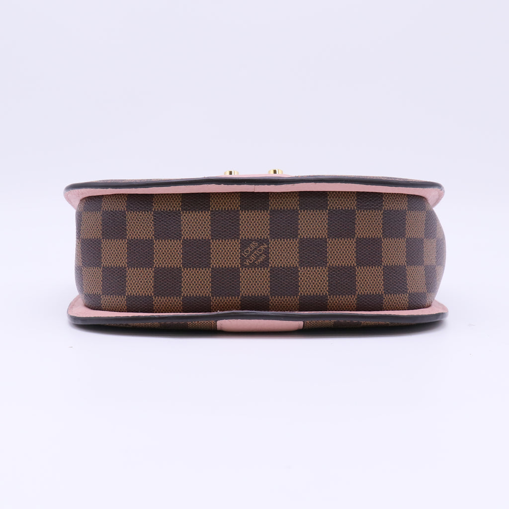 Damier Ebene Cuir Taurillon Wight Black B22539