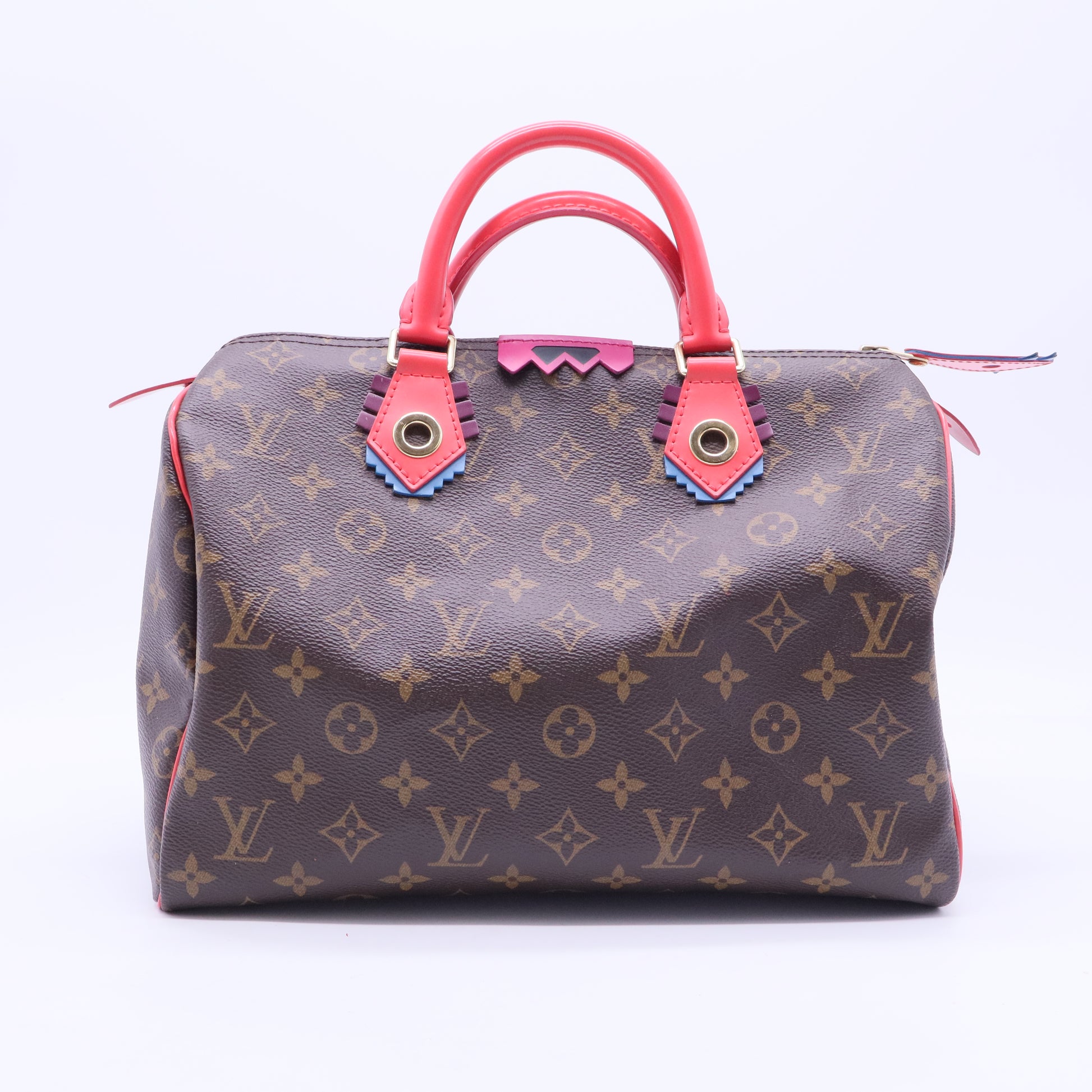 Monogram Totem Speedy 30 Flamingo Twins B12391