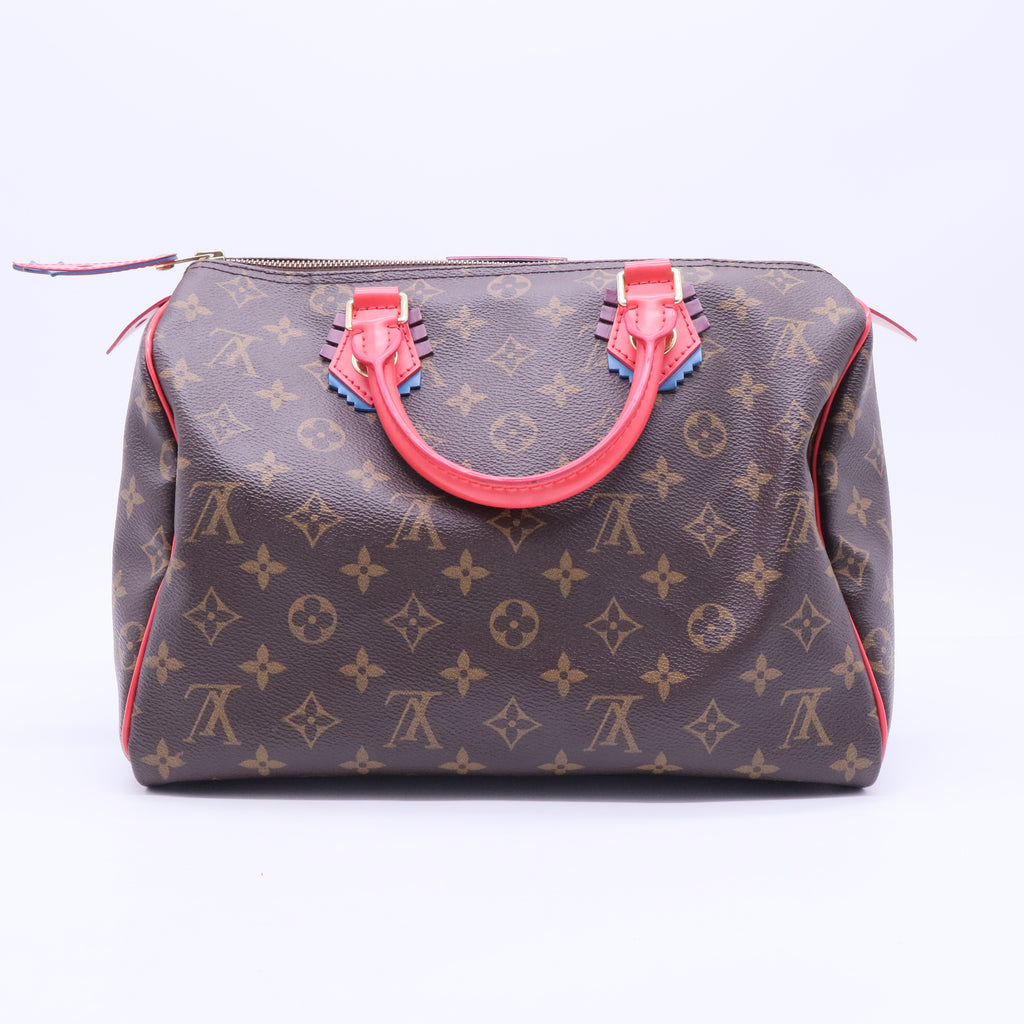 Monogram Totem Speedy 30 Flamingo Twins B12391