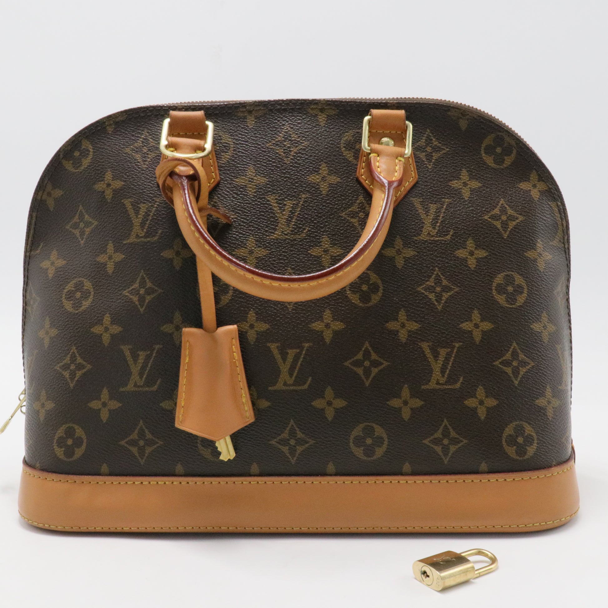 Vintage Alma Handbag Monogram Canvas PM