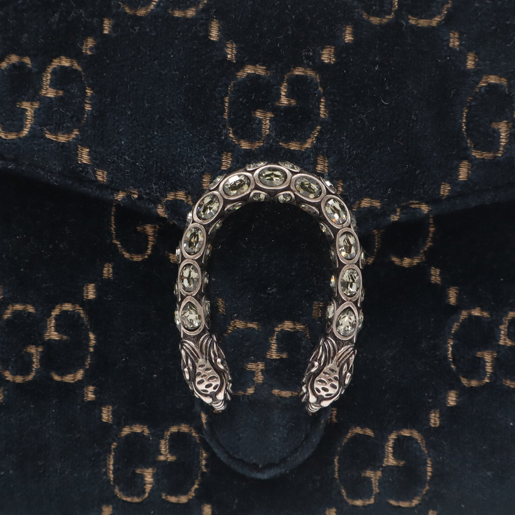 Dionysus Chain Wallet GG Velvet Small  Twins LDJ4795