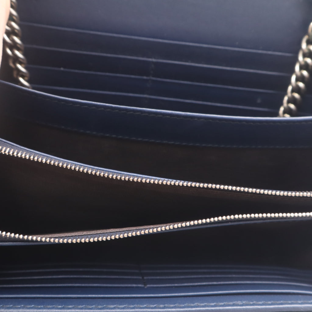 Dionysus Chain Wallet GG Velvet Small  Twins LDJ4795