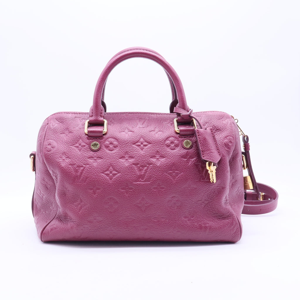 Empreinte Monogram Speedy Bandouliere 25 Wine Twins B20001