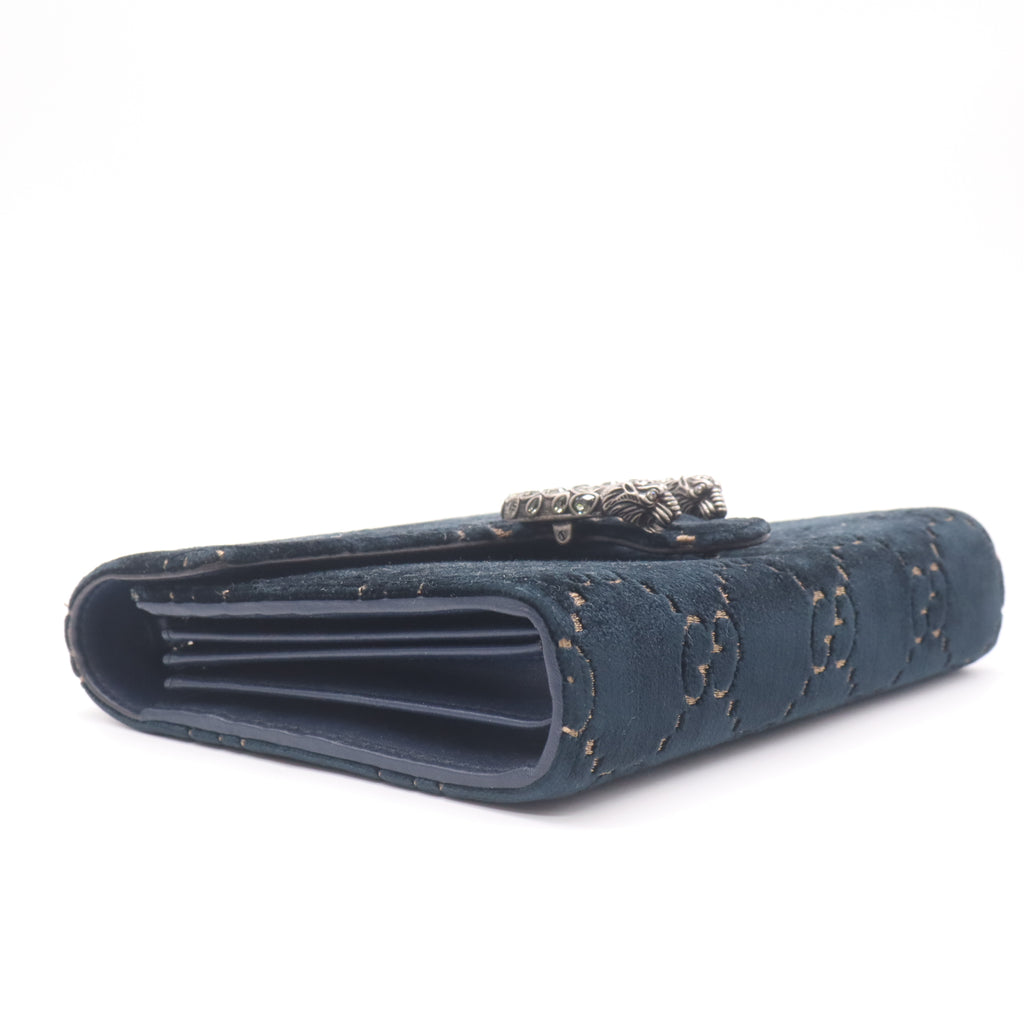 Dionysus Chain Wallet GG Velvet Small  Twins LDJ4795