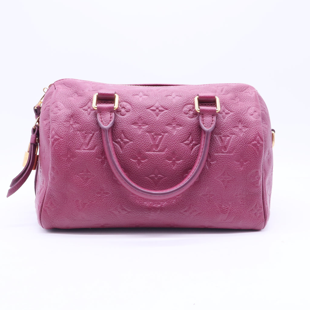 Empreinte Monogram Speedy Bandouliere 25 Wine Twins B20001