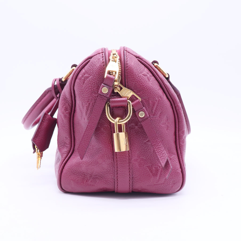Empreinte Monogram Speedy Bandouliere 25 Wine Twins B20001