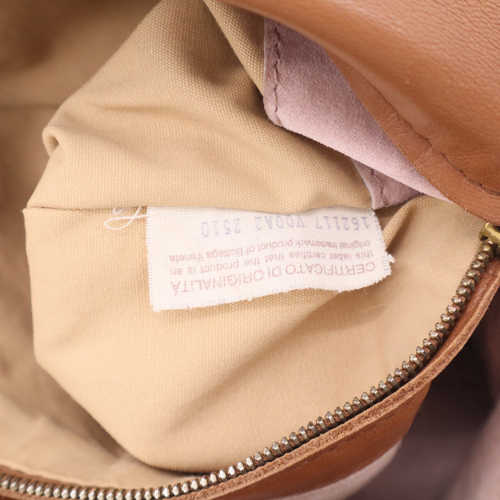 Nappa Intrecciato Flap Shoulder Bag Limo twins