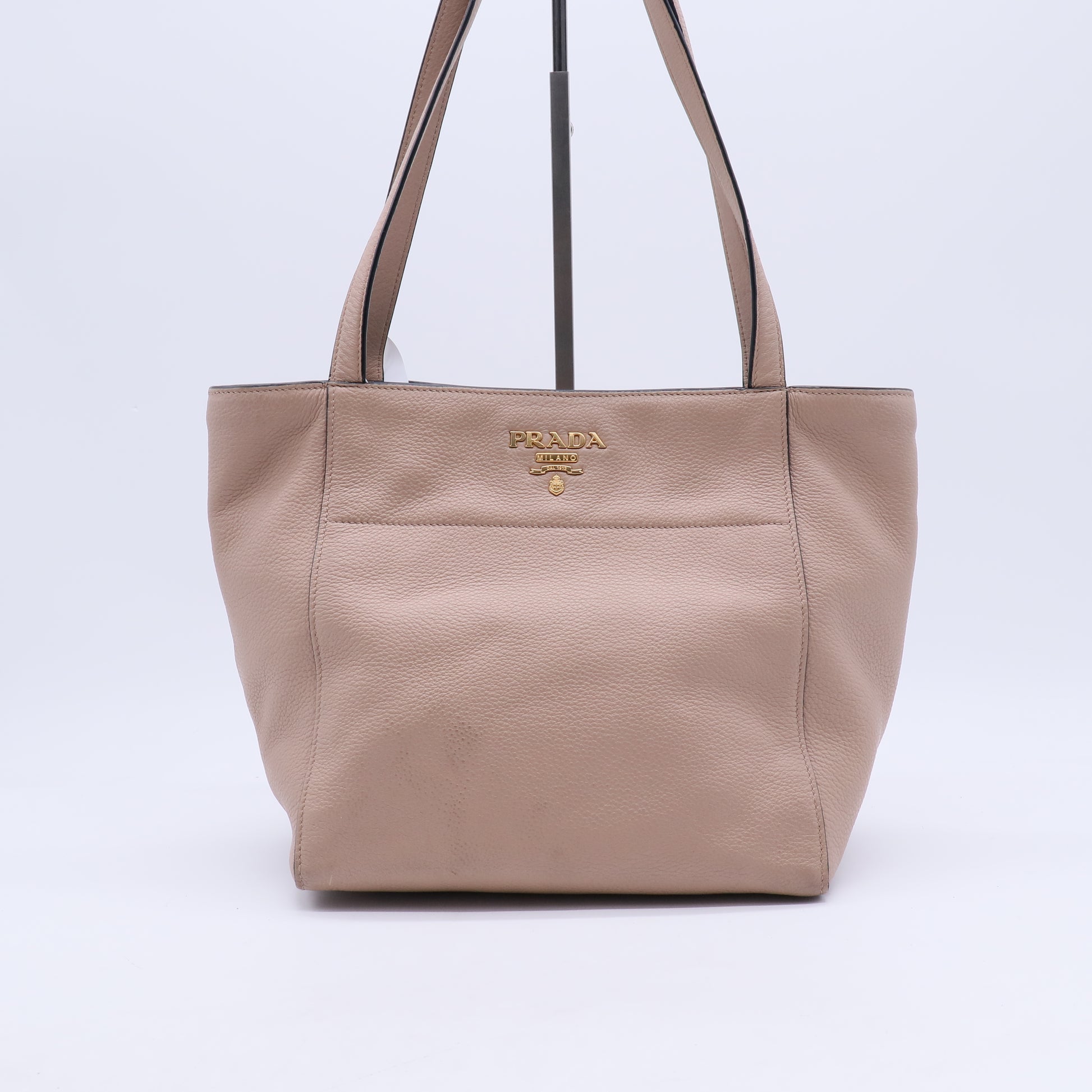 Cammeo Vitello Phenix Leather Small Tote Bag B21389