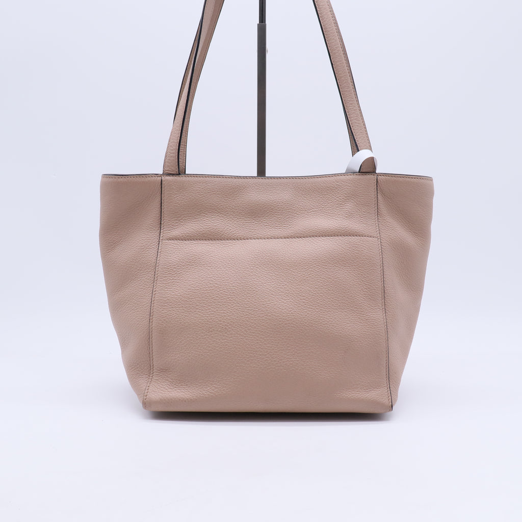 Cammeo Vitello Phenix Leather Small Tote Bag B21389