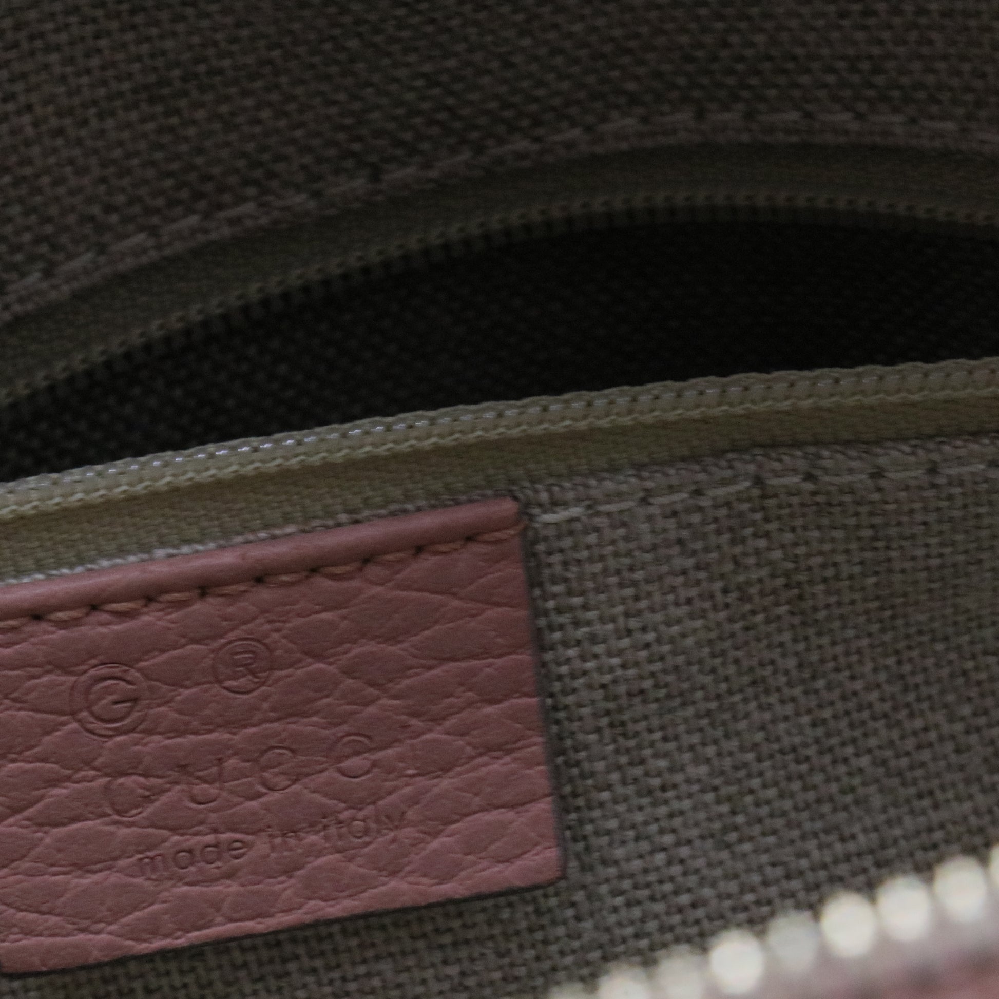 GG Charm Convertible Dome Satchel Leather Medium