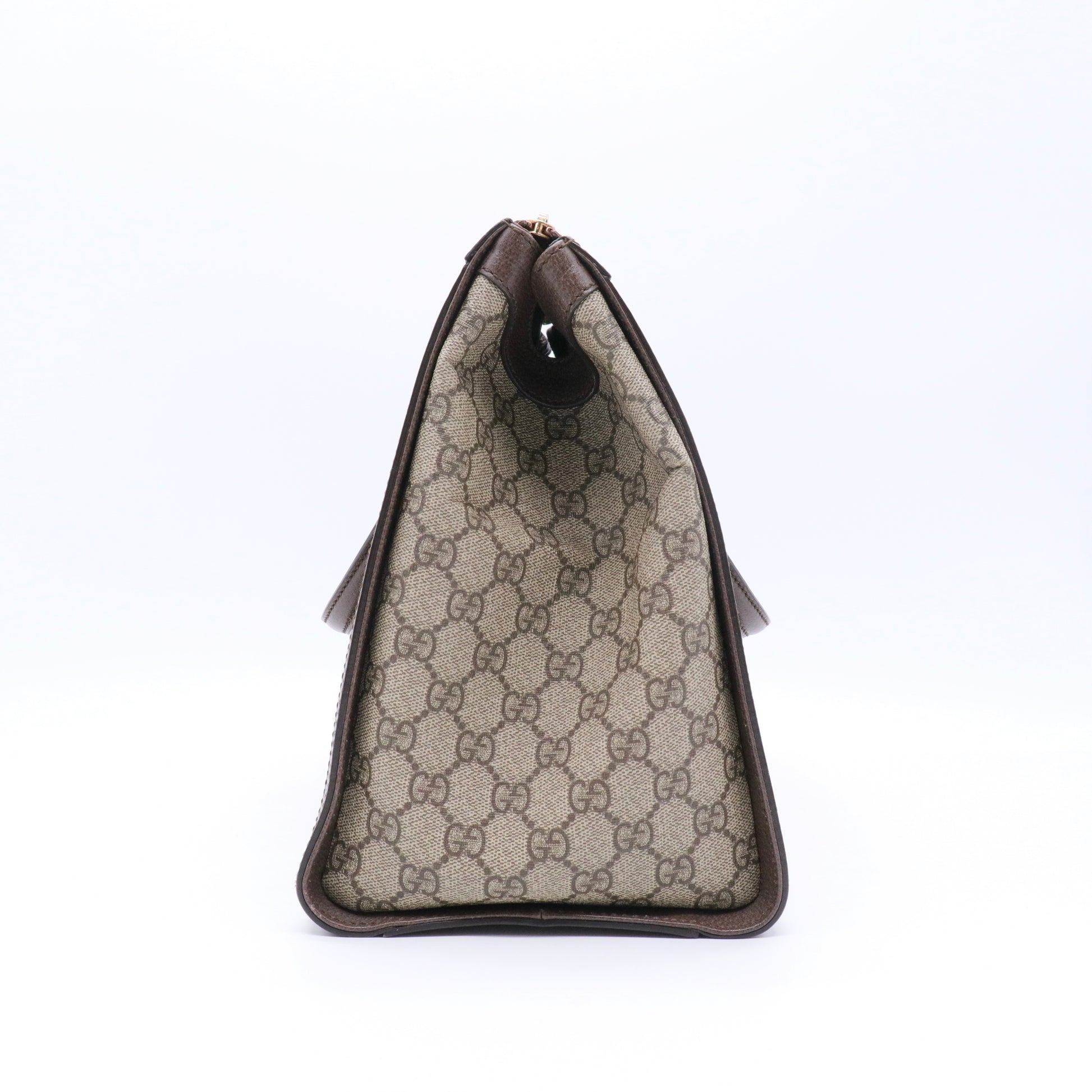 Beige GG Supreme Medium Ophidia Tote Bag Brown