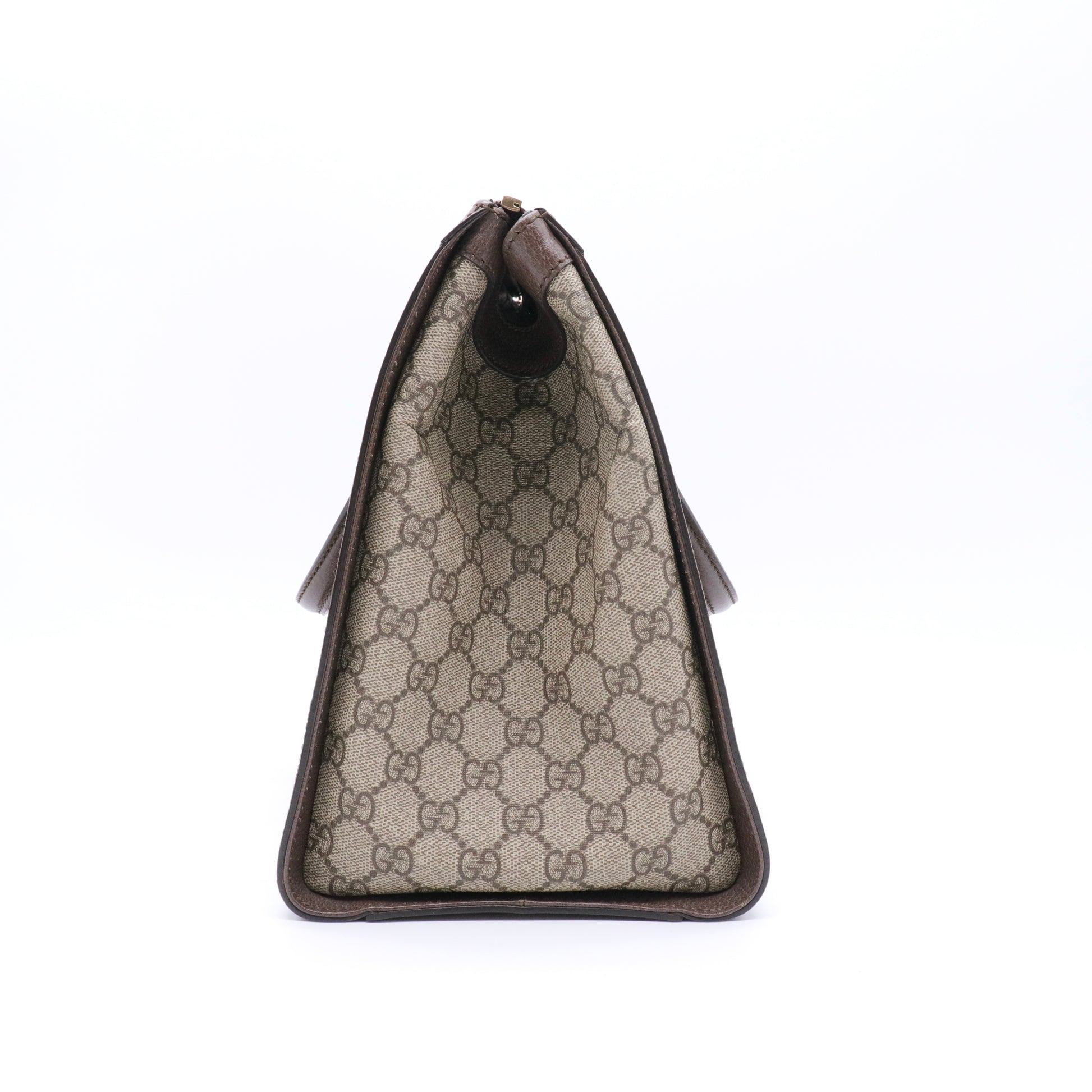 Beige GG Supreme Medium Ophidia Tote Bag Brown
