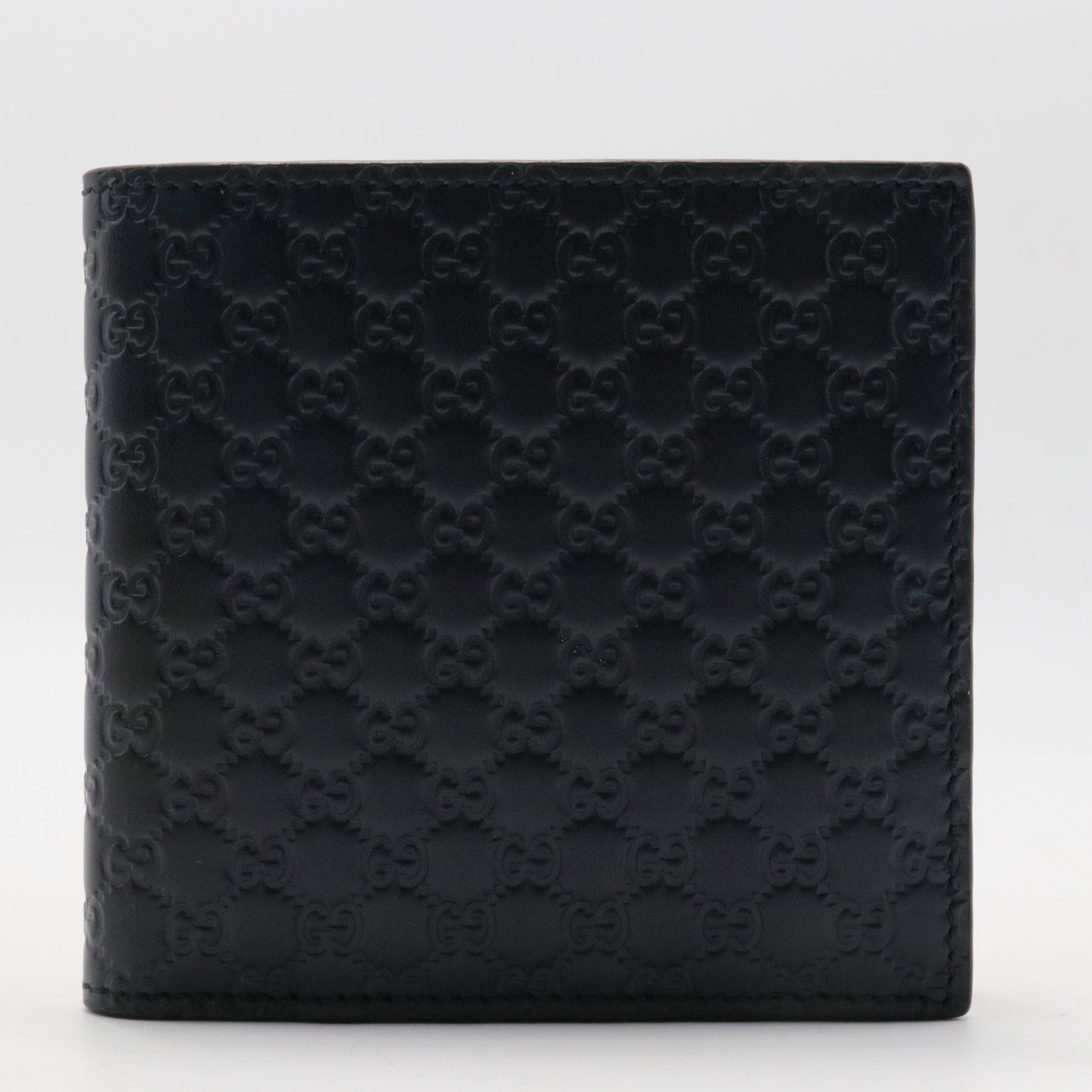Microguccissima Pattern Leather Wallet