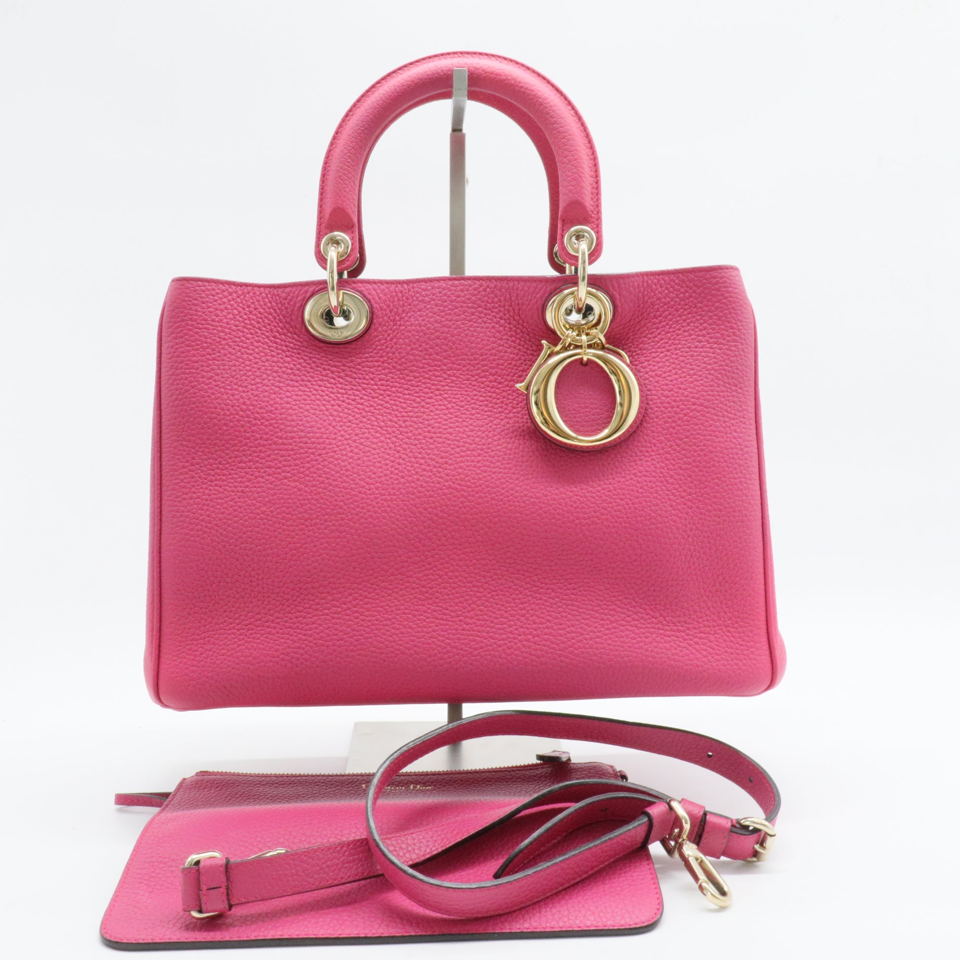 Diorissimo Tote Pebbled Leather Medium