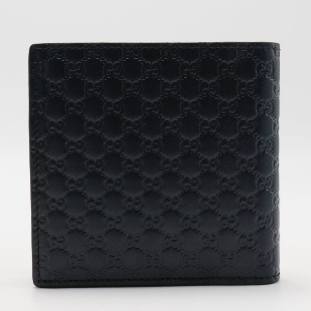 Microguccissima Pattern Leather Wallet