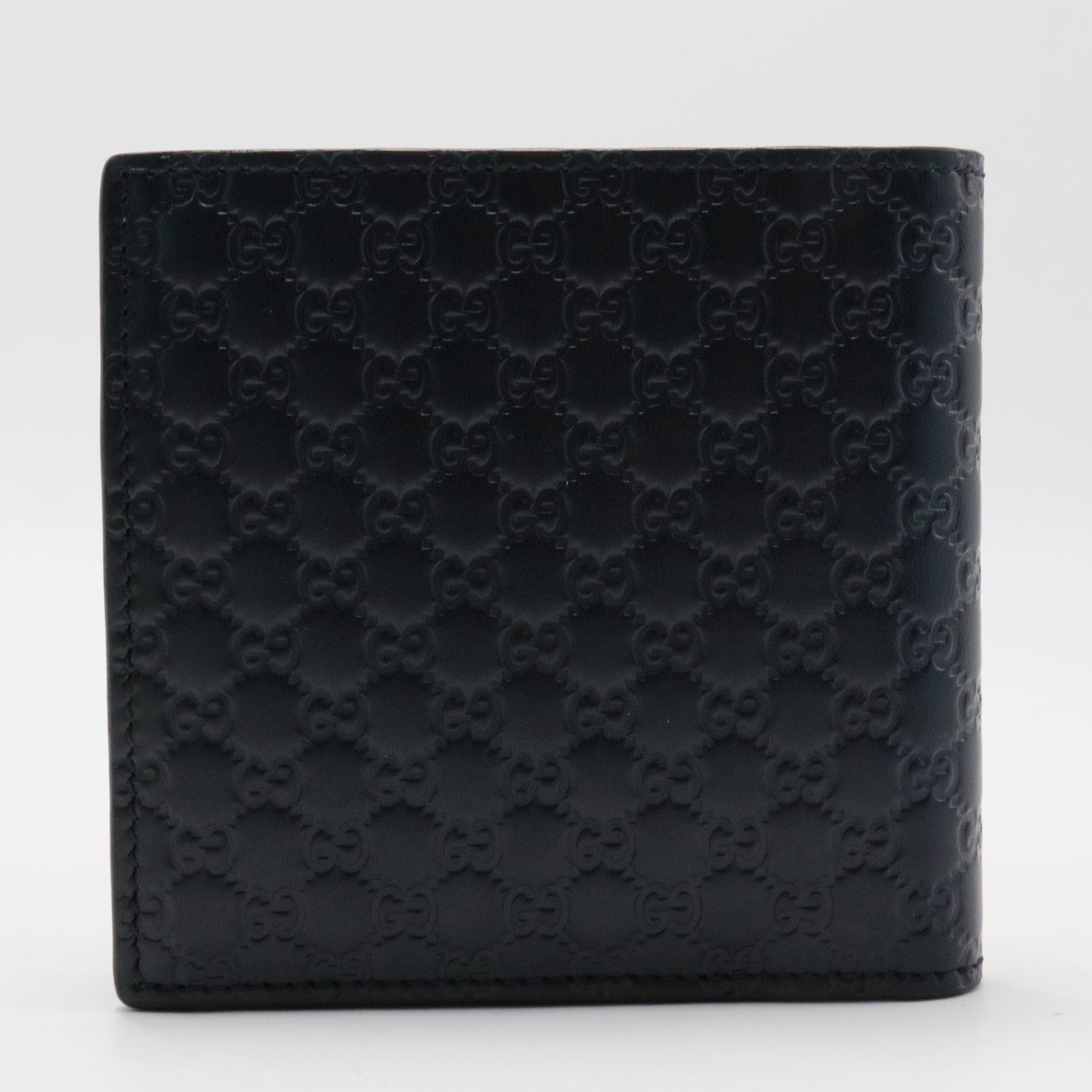 Microguccissima Pattern Leather Wallet