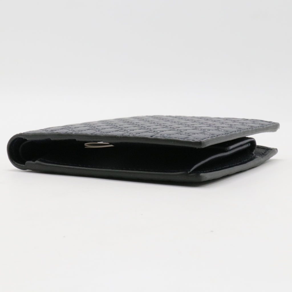 Microguccissima Pattern Leather Wallet