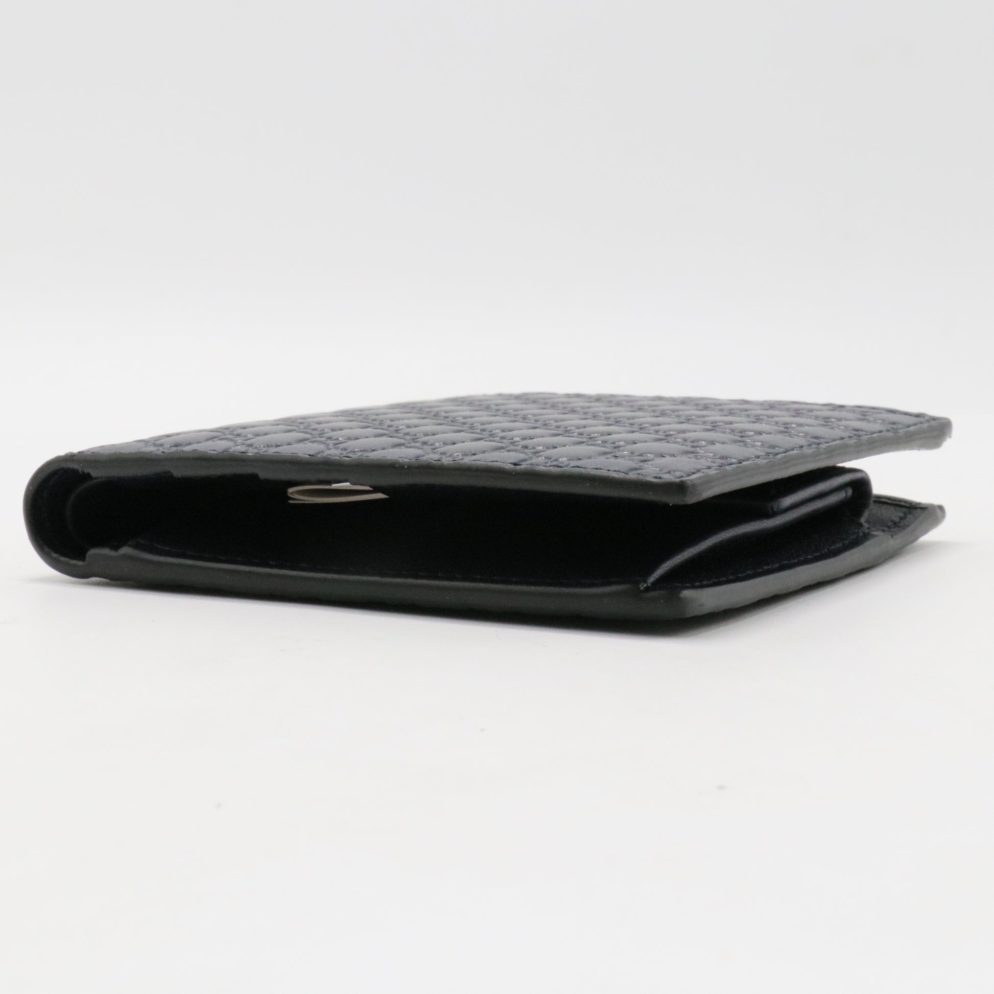 Microguccissima Pattern Leather Wallet