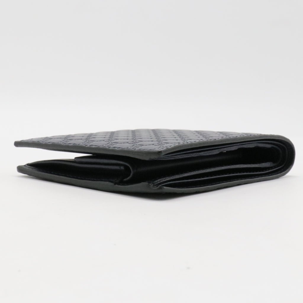 Microguccissima Pattern Leather Wallet