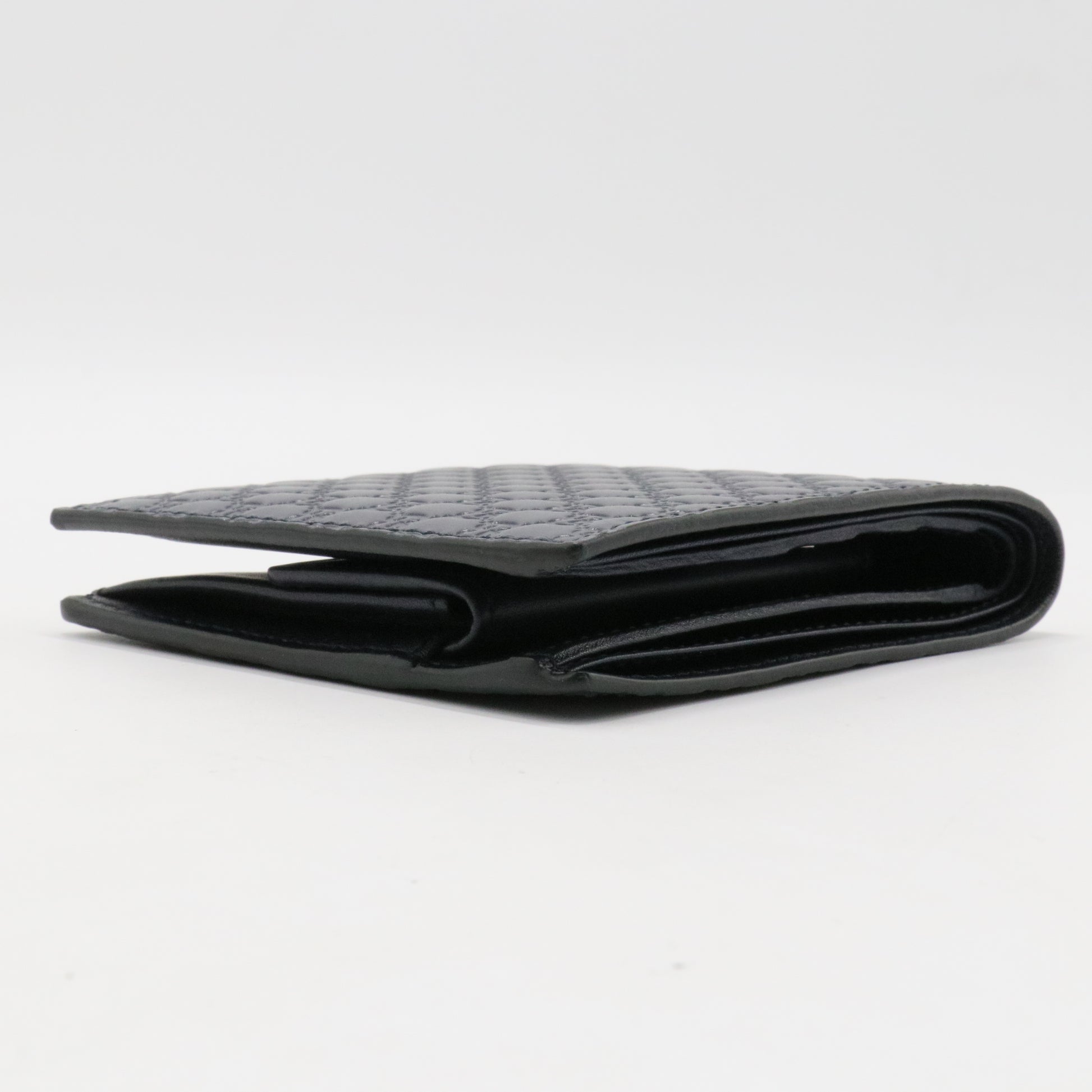 Microguccissima Pattern Leather Wallet