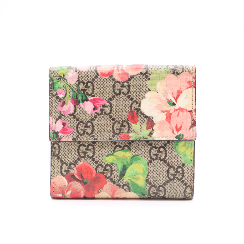Gucci GG Blooms French Flap Wallet W21172