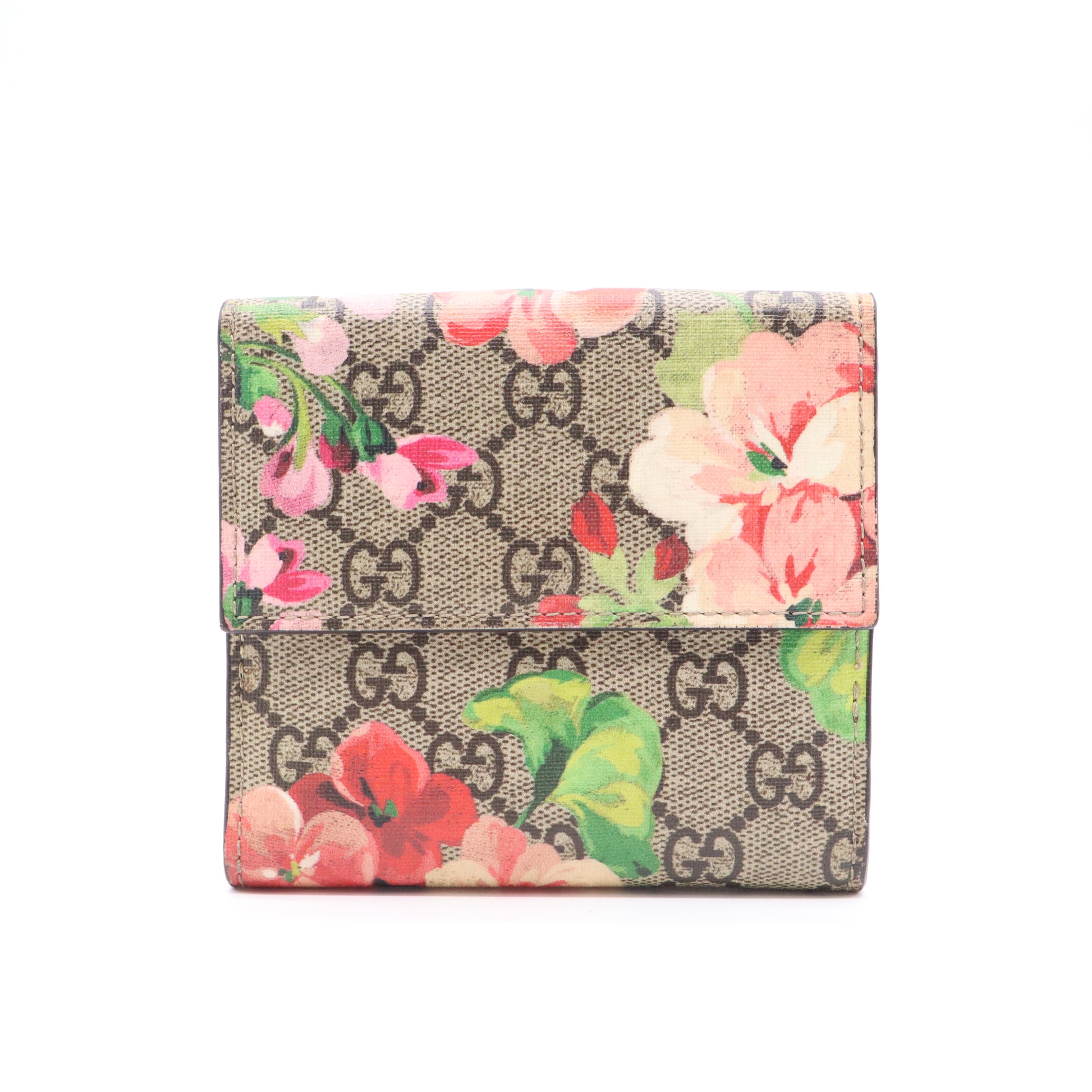 Gucci GG Blooms French Flap Wallet W21172