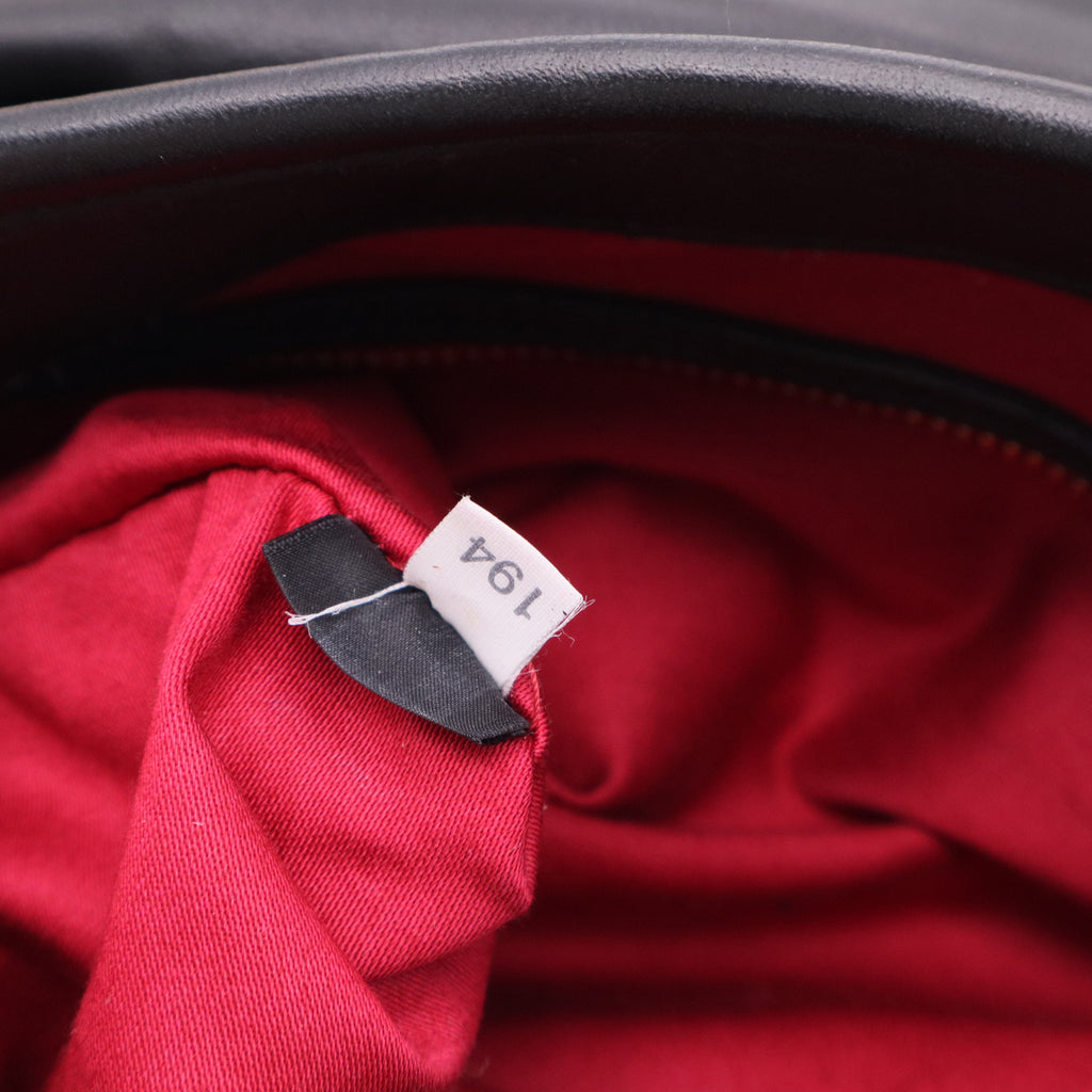 Black Matelasse Lambskin Leather Coffer Hobo Bag twins