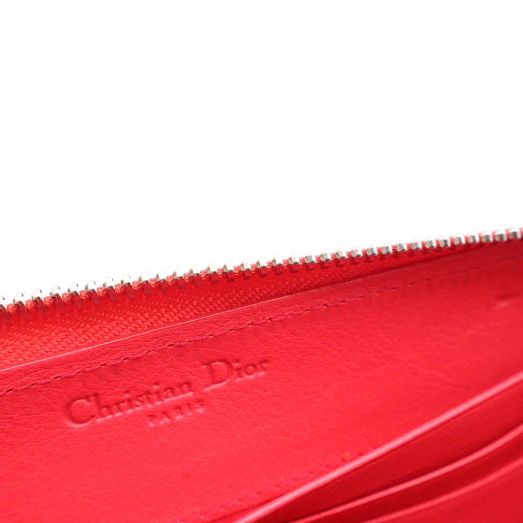 Lady Dior Zip Around Continental Wallet W21059