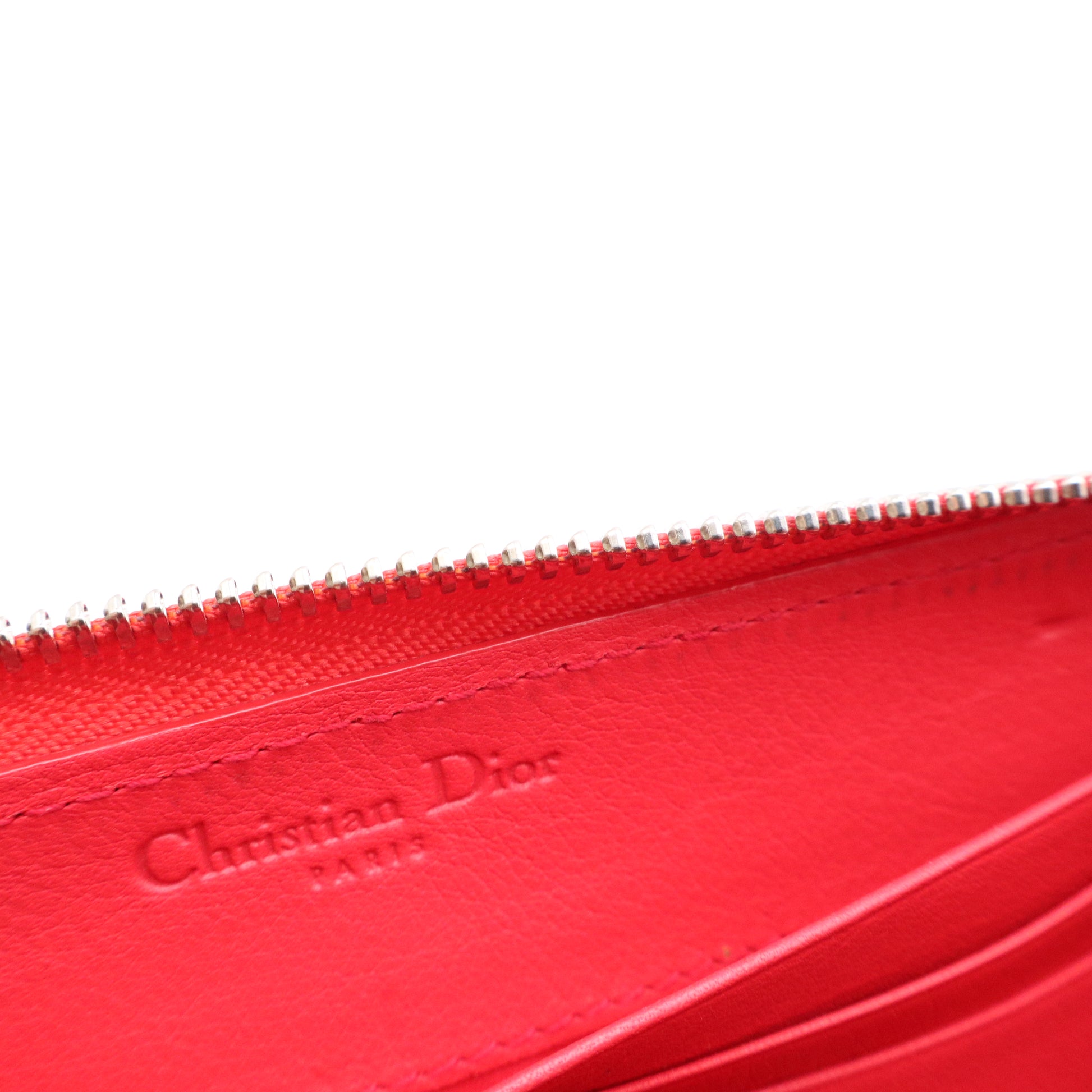 Lady Dior Zip Around Continental Wallet W21059
