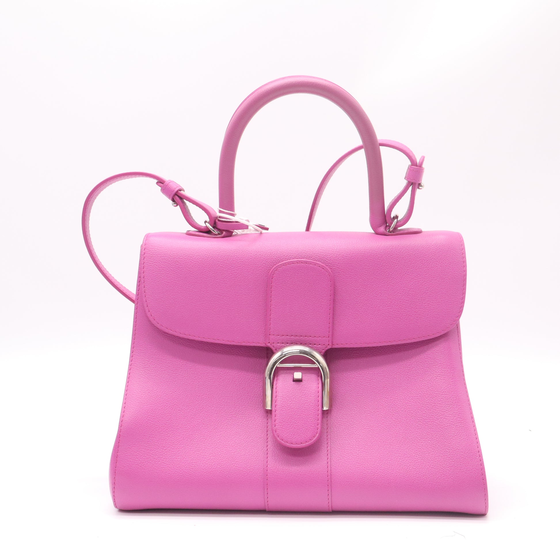Brillant Top Handle Bag Leather MM Satchel Twins B22686