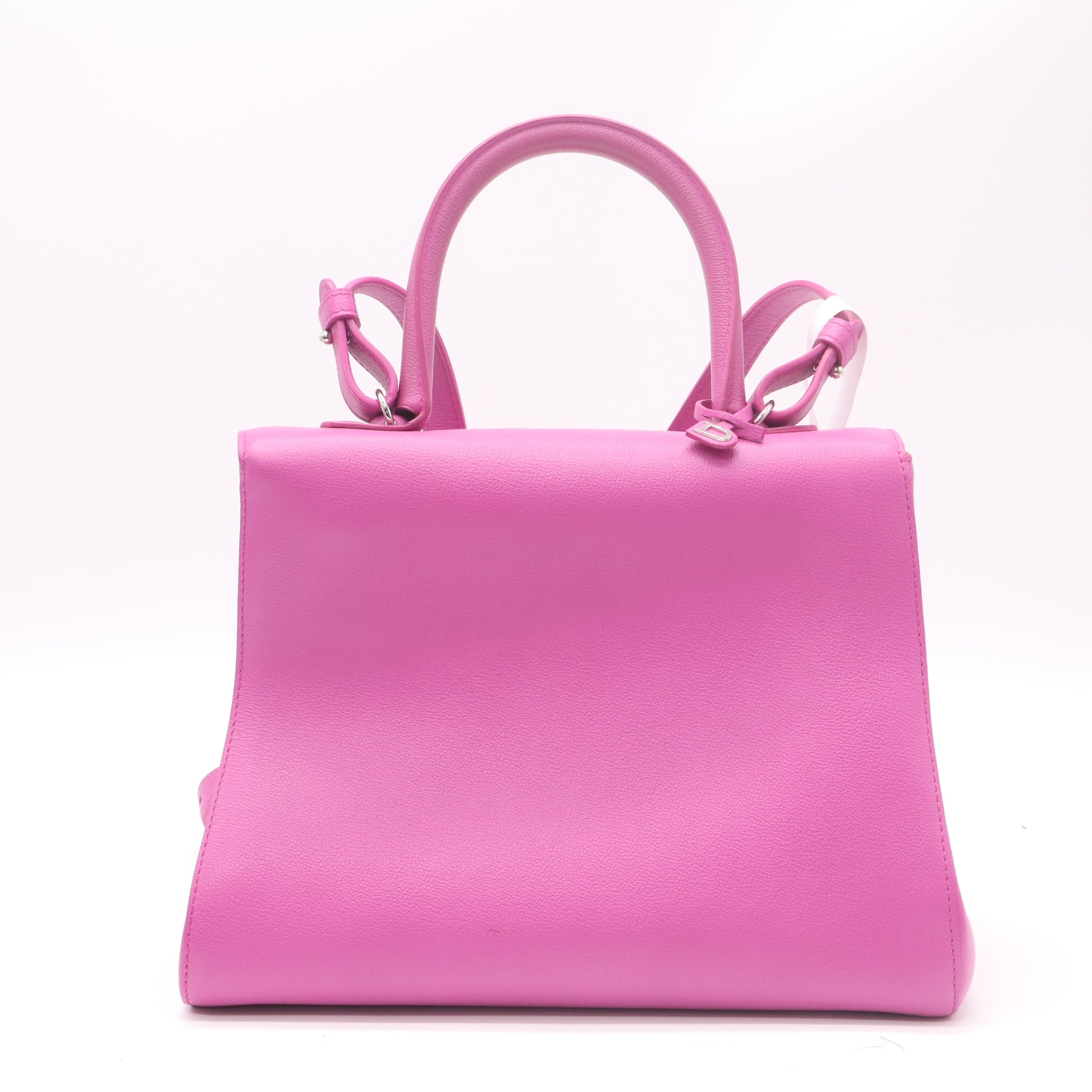 Brillant Top Handle Bag Leather MM Satchel Twins B22686
