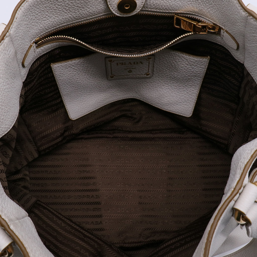 Vitello Daino Side Pocket Tote Talco B21677