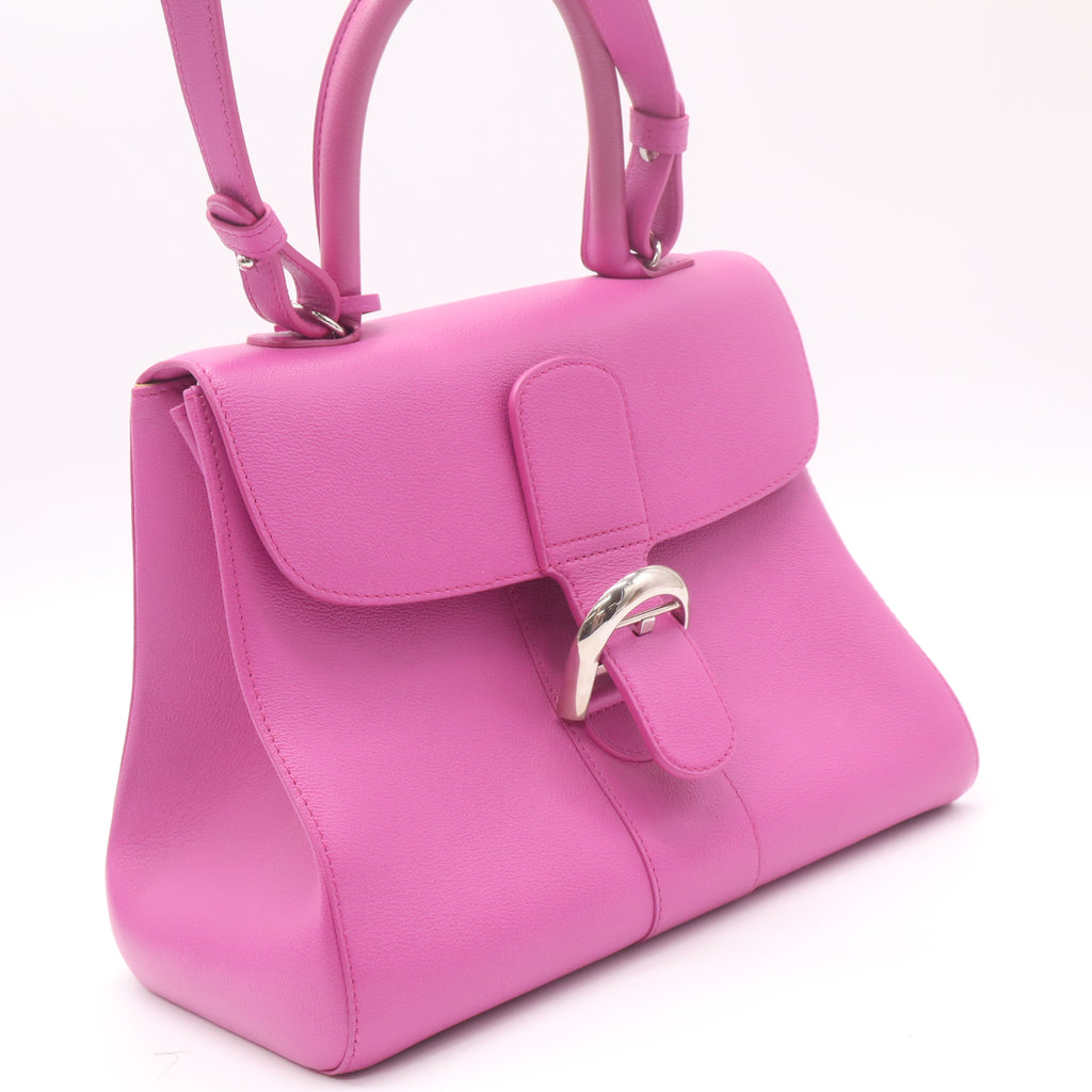 Brillant Top Handle Bag Leather MM Satchel Twins B22686