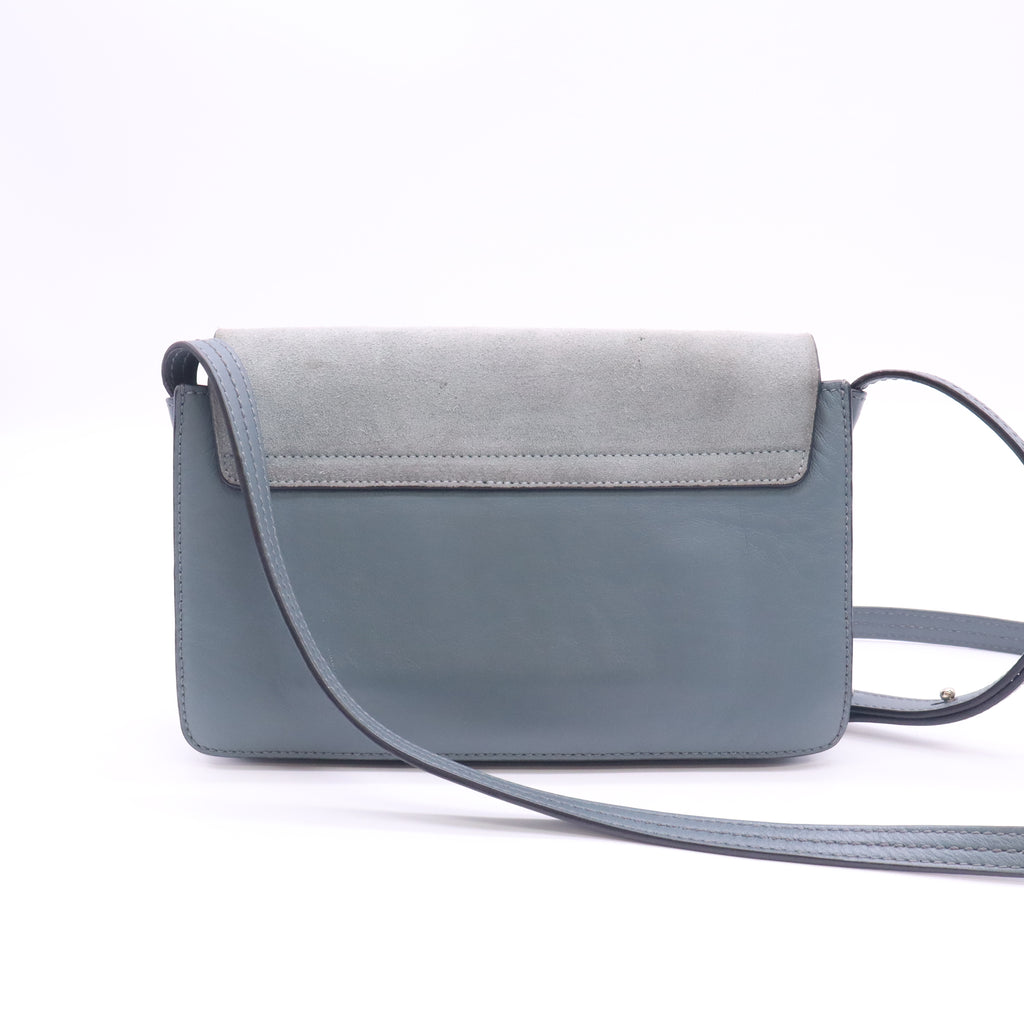 Chloé Small Faye Suede and Calfskin Crossbody Bag B24394