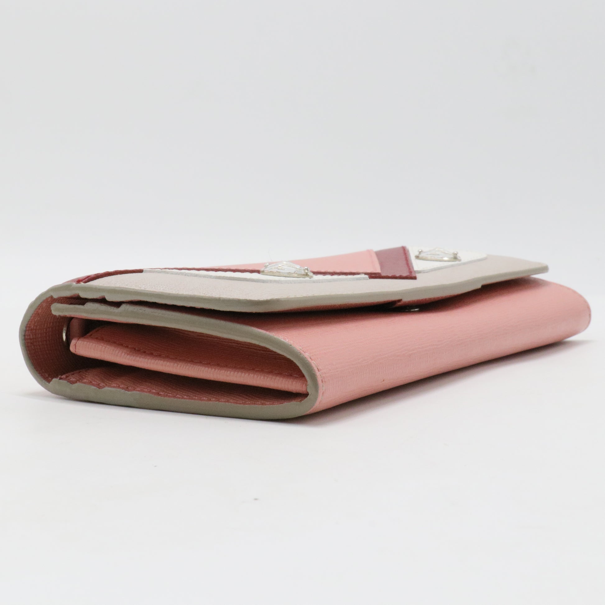 Vitello Elite Crystal Eye Monster Continental Wallet on Chain