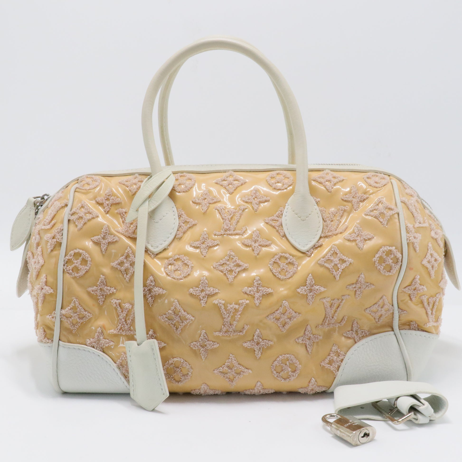 Round Speedy Bag Monogram Bouclettes