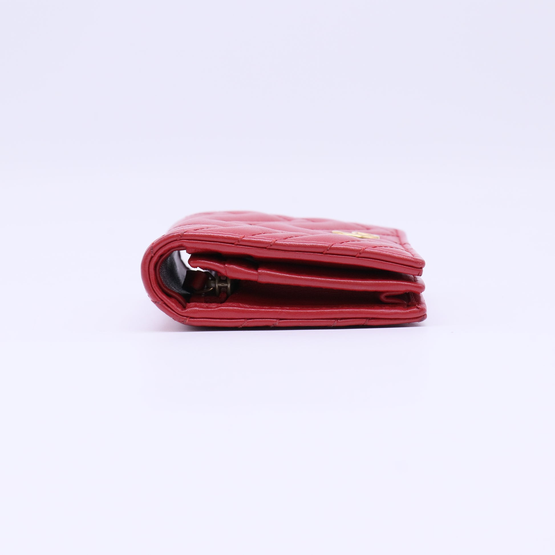 Gucci GG Marmont Card Case Wallet Red W22362