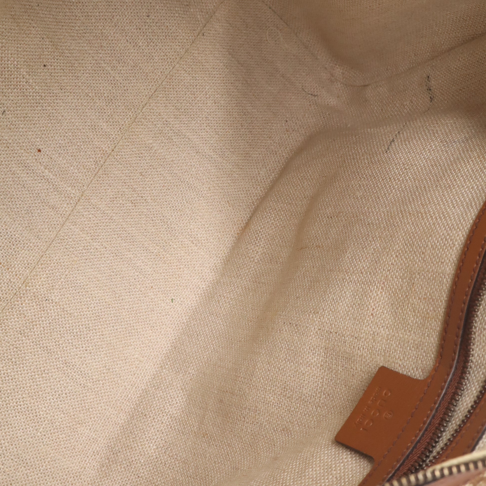Gucci Beige/Brown GG Canvas Lady Web Boston Bag Twins LDJ4807