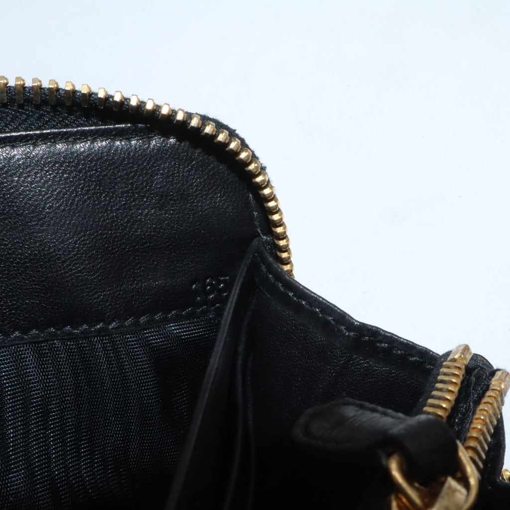 Nappa Gaufre Leather Wristlet W20985