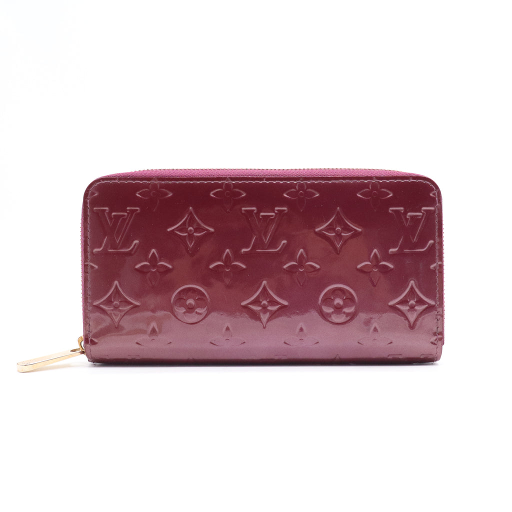 Louis Vuitton Vernis Zippy Wallet Rose Indien W10198