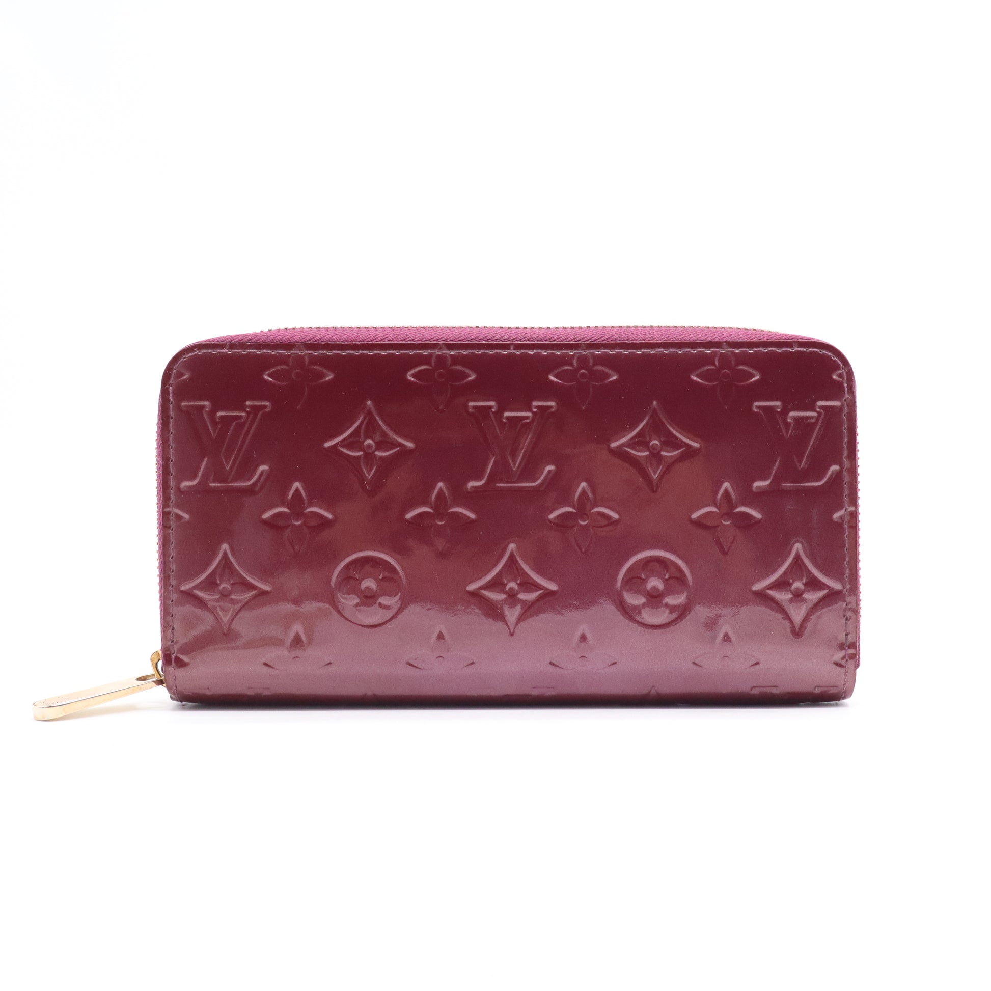 Louis Vuitton Vernis Zippy Wallet Rose Indien W10198