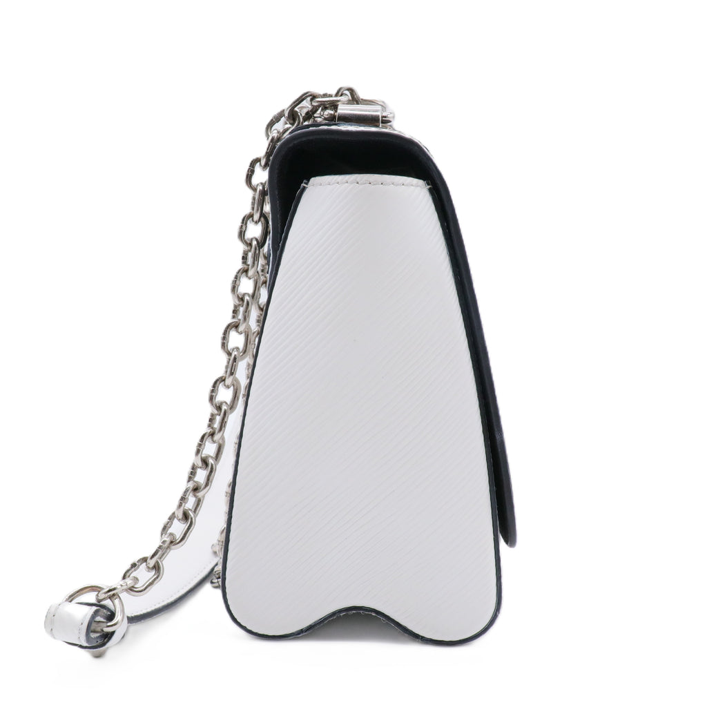 Twist Handbag Epi Leather with Monogram Canvas and Studded Leather MM For Gisel