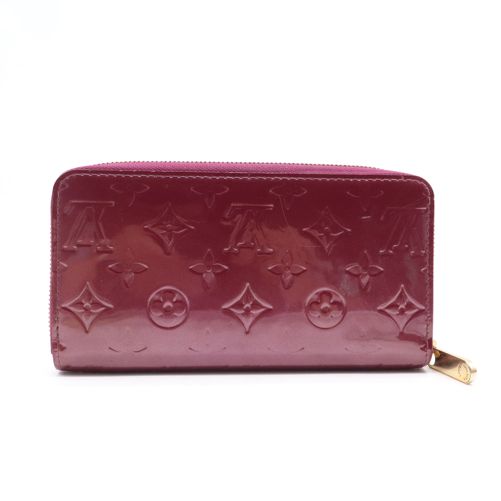 Louis Vuitton Vernis Zippy Wallet Rose Indien W10198